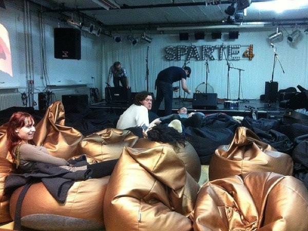 Beanbags at Sparte4 in Saarbrucken