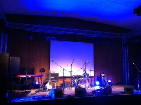The stage in Duisburg